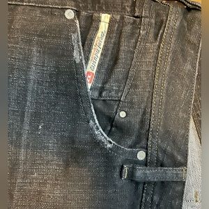 Jeans Diesel black color 34x32 slim fit pristine condition